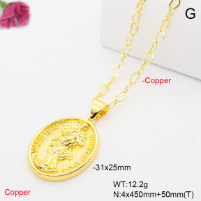 F6N201394ablb-L002  Fashion Copper Necklace