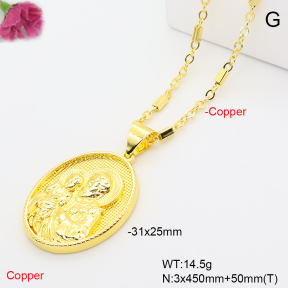 F6N201400vbll-L002  Fashion Copper Necklace