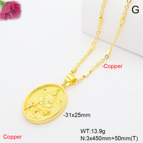 F6N201401vbll-L002  Fashion Copper Necklace