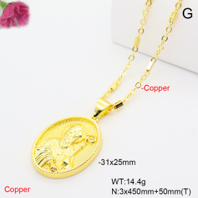 F6N201402vbll-L002  Fashion Copper Necklace