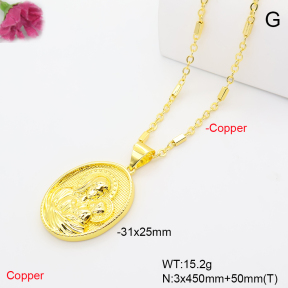 F6N201403vbll-L002  Fashion Copper Necklace