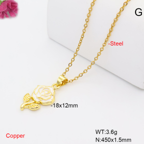 F6N302002vail-L017  Fashion Copper Necklace