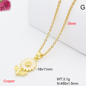 F6N302004vail-L017  Fashion Copper Necklace