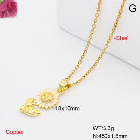 F6N302005vail-L017  Fashion Copper Necklace