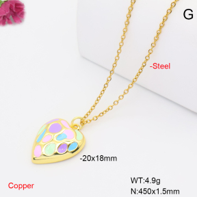 F6N302006avja-L017  Fashion Copper Necklace