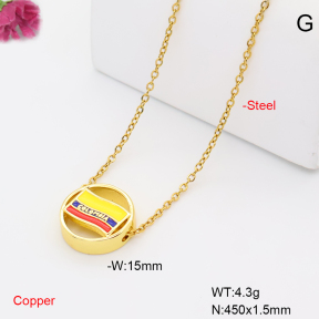 F6N302008avja-L017  Fashion Copper Necklace