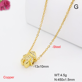 F6N409673avja-L017  Fashion Copper Necklace