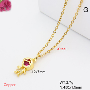 F6N409676vaia-L017  Fashion Copper Necklace