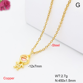F6N409678vaia-L017  Fashion Copper Necklace