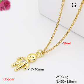 F6N409686vaia-L017  Fashion Copper Necklace