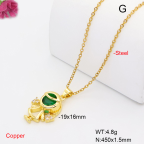 F6N409688vaia-L017  Fashion Copper Necklace