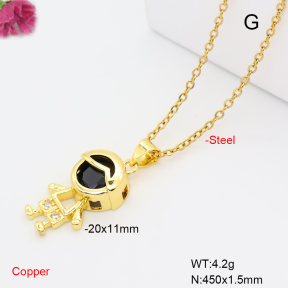 F6N409698vaia-L017  Fashion Copper Necklace