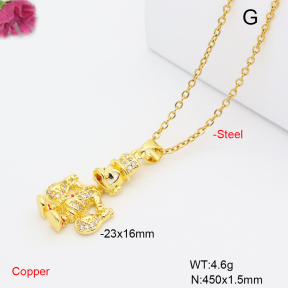 F6N409701ablb-L017  Fashion Copper Necklace