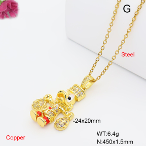 F6N409702ablb-L017  Fashion Copper Necklace