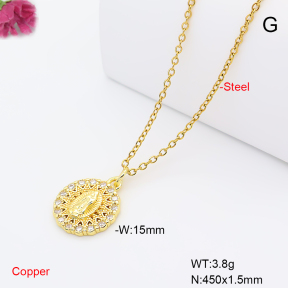 F6N409705vail-L017  Fashion Copper Necklace