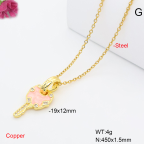 F6N409706aajl-L017  Fashion Copper Necklace
