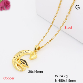 F6N409708aajl-L017  Fashion Copper Necklace