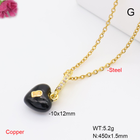 F6N409709aajl-L017  Fashion Copper Necklace