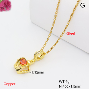 F6N409712aajl-L017  Fashion Copper Necklace