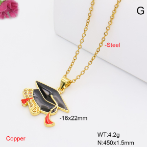 F6N409717avja-L017  Fashion Copper Necklace