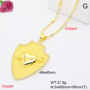 F6N409721vbpb-L002  Fashion Copper Necklace
