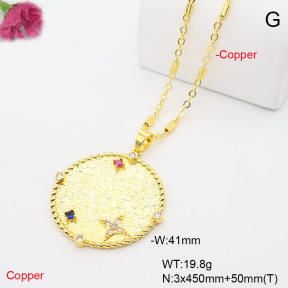 F6N409722vbnb-L002  Fashion Copper Necklace