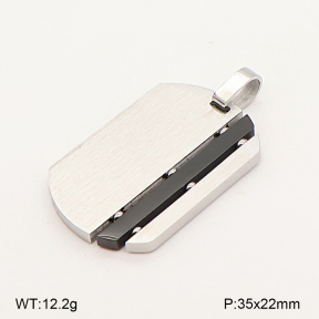 2P2006612bbov-436  Stainless Steel Pendant