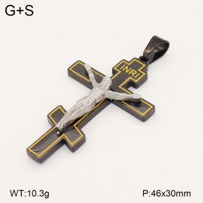 2P2006615bbov-436  Stainless Steel Pendant