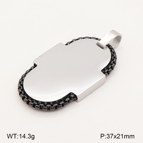 2P2006625abol-436  Stainless Steel Pendant