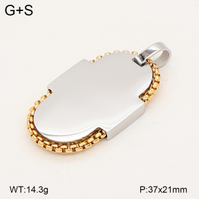2P2006626abol-436  Stainless Steel Pendant