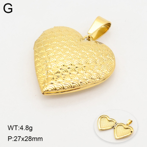 2P2006660ablb-355  Stainless Steel Pendant