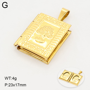 2P2006668ablb-355  Stainless Steel Pendant