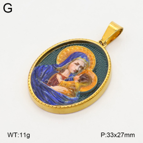 2P2006672bbov-355  Stainless Steel Pendant