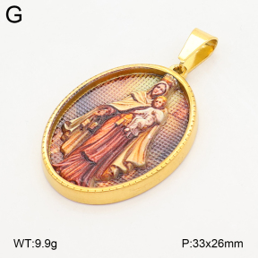 2P2006673bbov-355  Stainless Steel Pendant