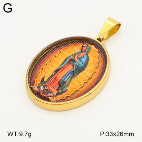 2P2006674bbov-355  Stainless Steel Pendant
