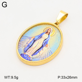 2P2006675bbov-355  Stainless Steel Pendant