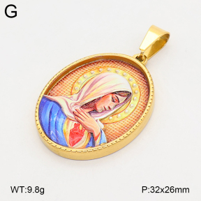 2P2006676bbov-355  Stainless Steel Pendant
