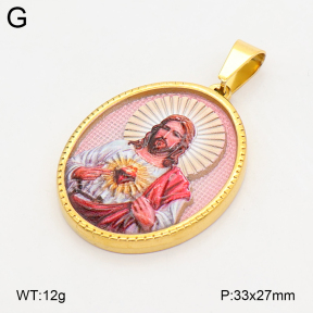 2P2006677bbov-355  Stainless Steel Pendant