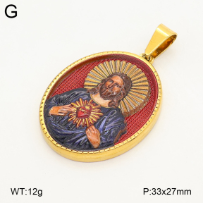 2P2006678bbov-355  Stainless Steel Pendant