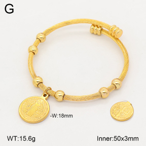 2BA202820bhva-349  Stainless Steel Bangle
