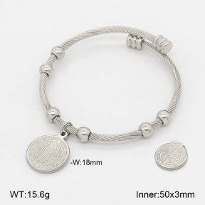 2BA202821bbov-349  Stainless Steel Bangle