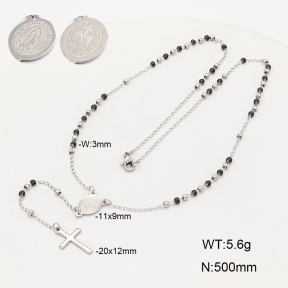 2N2009076bbov-775  Stainless Steel Necklace