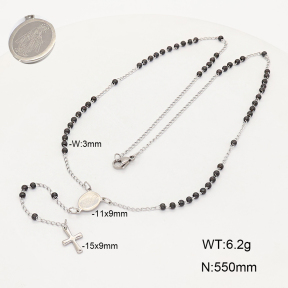 2N2009077bbov-775  Stainless Steel Necklace