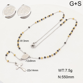 2N2009079bbov-775  Stainless Steel Necklace