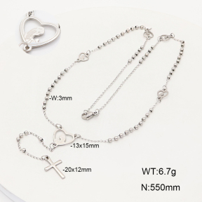 2N2009097bbov-775  Stainless Steel Necklace