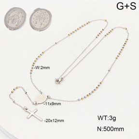 2N2009099bbov-775  Stainless Steel Necklace