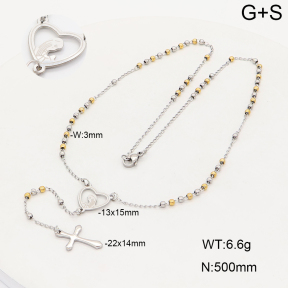 2N2009101bbov-775  Stainless Steel Necklace