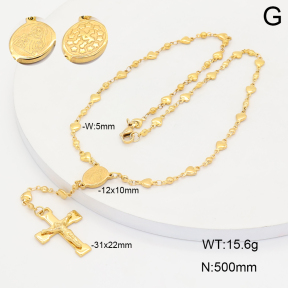 2N2009120bhva-775  Stainless Steel Necklace