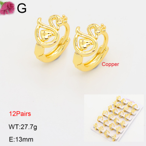 F2E202200ajma-J201  Fashion Copper Earrings