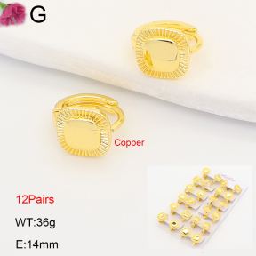 F2E202214ajma-J201  Fashion Copper Earrings